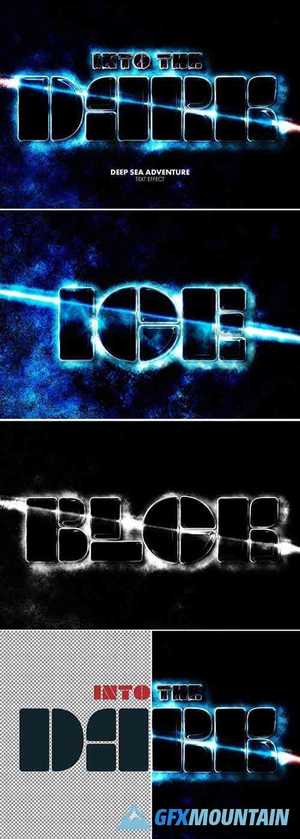 Thriller Sci-Fi Movie Title Text Effect Mockup 383357826