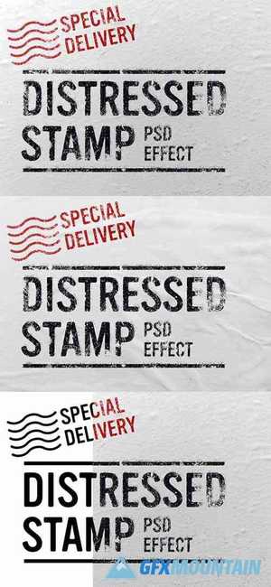 Distressed Stamp Effect 383333125
