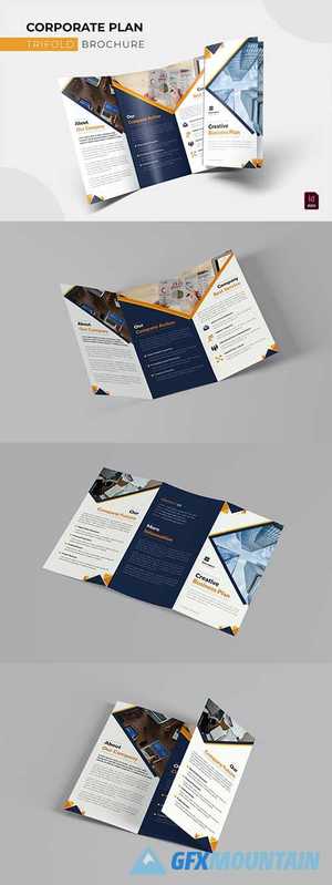 Corporate Plan Trifold Brochure