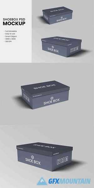 Shoe Box Mockups Vol 01