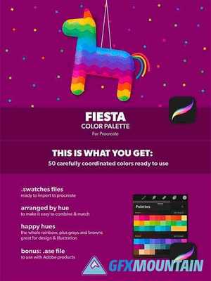 Fiesta Procreate Color Palette 4940523