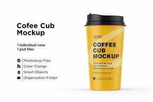 Paper Coffee Cup Mockup 5558075