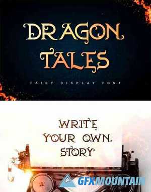 Dragon Tales fairy font 