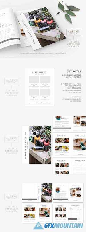 Wholesale Catalog Template 4642312