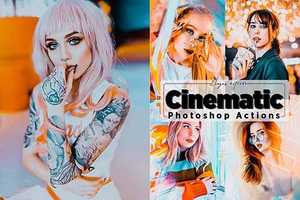 Cinematic Neon Photoshop Actions