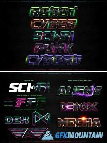 Futuristic Text Effects