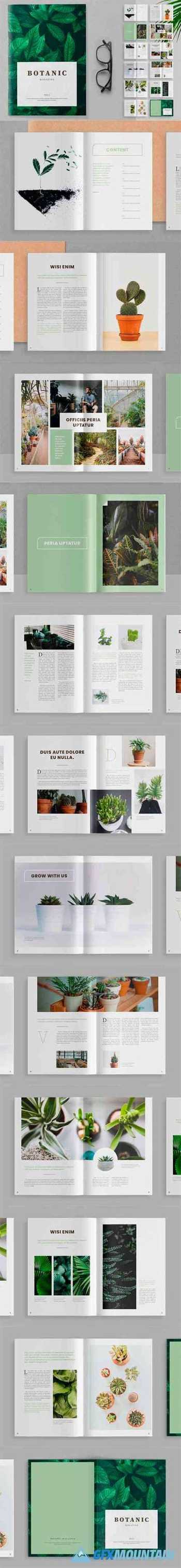 Botanic Magazine Template 7857992