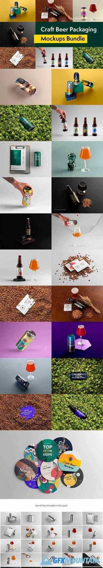 Craft Beer Packaging Mockups 5744421