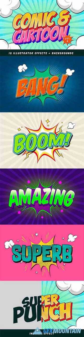 Comic and Cartoon Text Effects Vol.4 5668923