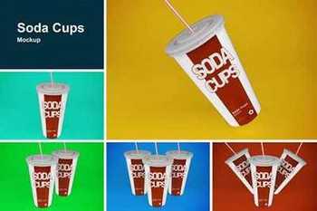Soda Cups Mockup 5806263