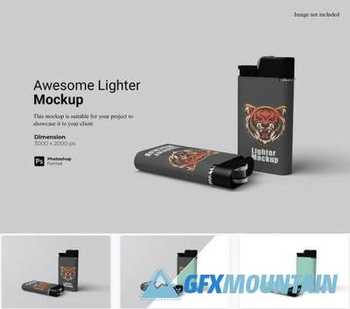 Download Awesome Lighter Mockup Free Download Graphics Fonts Vectors Print Templates Gfxmountain Com