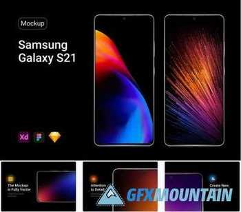 Samsung Galaxy S21 mockup