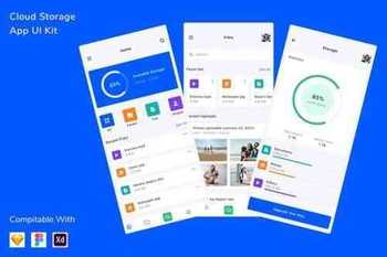 Cloud Storage App UI Kit