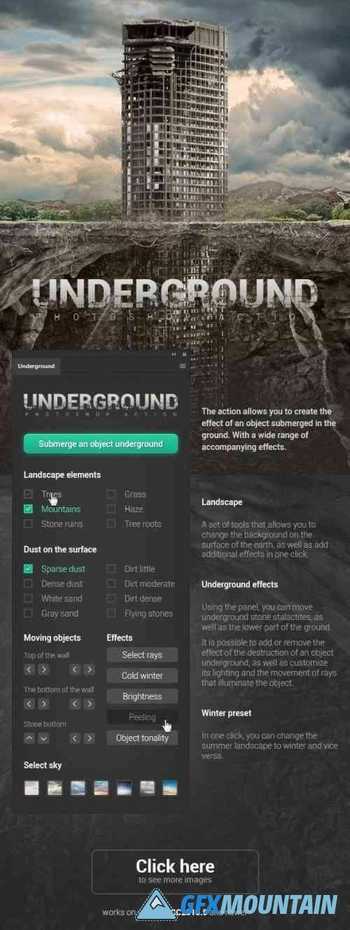 Underground Photoshop Action 29914451