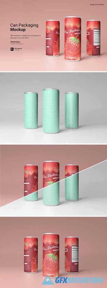Can Packaging Mockup