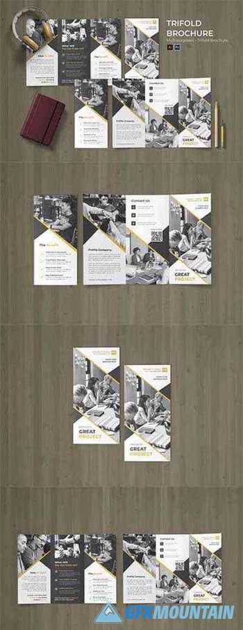 Strategy Business Flyer Trifold Brochure