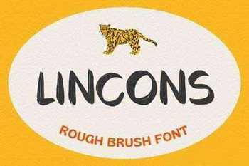 Lincons - Rough Retro Font