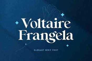 Voltaire Frangela Serif Font