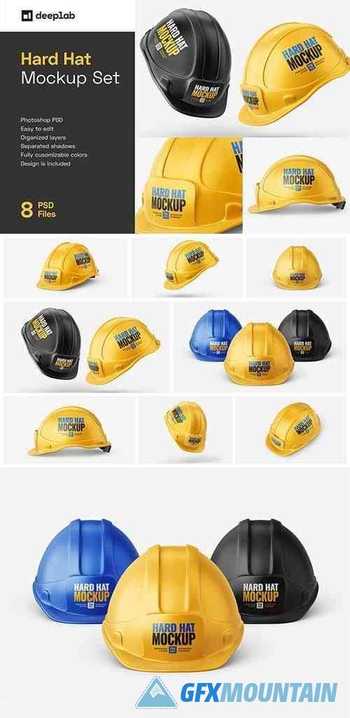 Construction Hard Hat Mockup Set 5997098