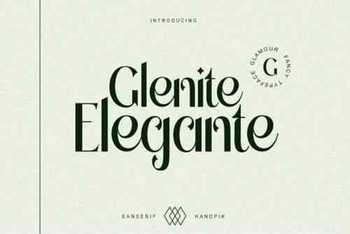 Glenite Elegante Font