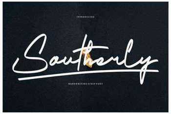 Southerly - Handwritten Script Font
