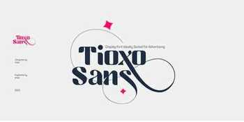 Tioxo Sans Font 