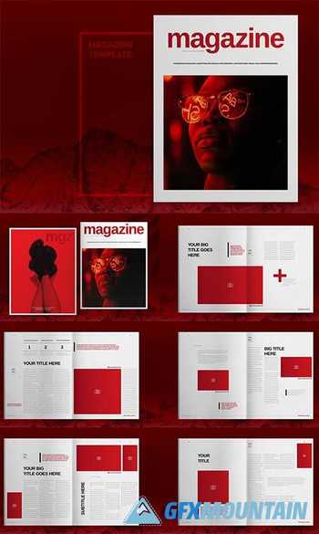 Swiss Design Magazine Template 6007220