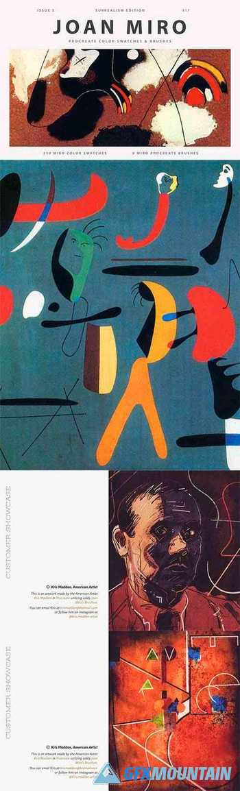 Joan Miro's Art Procreate Brushes 5965790