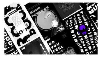 Videohive - Music Visualizer black and white stories 31693136