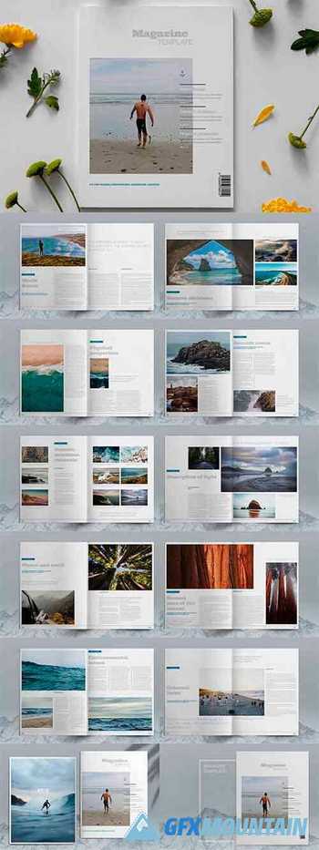 Lifestyle Magazine Layout Template 6083791