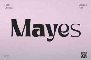 Mayes - Variable Font 