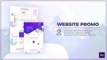 Website Promo with Devices Mockup 25028970