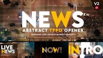Typographic Abstract News Opener 27460021