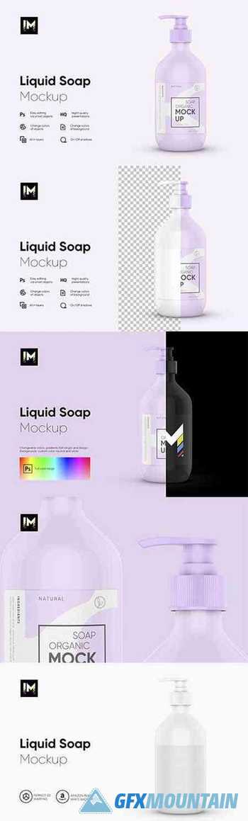 Liquid Soap Bottle Mockup 5892094