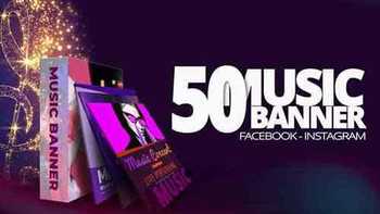 50 Music Banners Ad 31880883