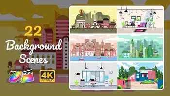 22 Background Scenes | Apple Motion & FCPX - 31909911