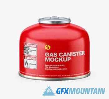 100g Gas Canister Mockup