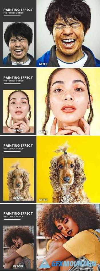 Painting Effect Photoshop Action