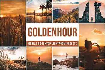 Golden Hour Mobile and Desktop Lightroom Presets