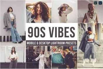 90s Vibes Mobile and Desktop Lightroom Presets