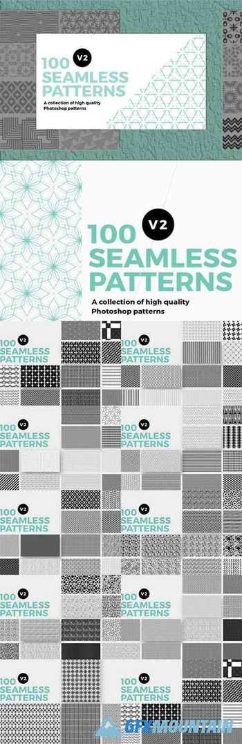 100 Seamless Photoshop Patterns 11712041