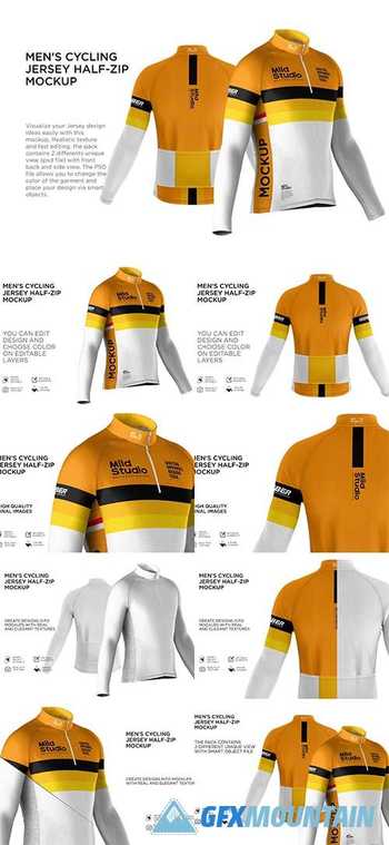 Download Men S Cycling Jersey Mockup 6168552 Free Download Graphics Fonts Vectors Print Templates Gfxmountain Com