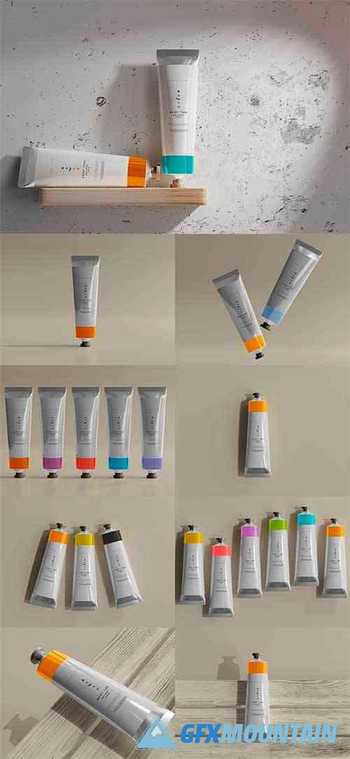 Paint tube mockups