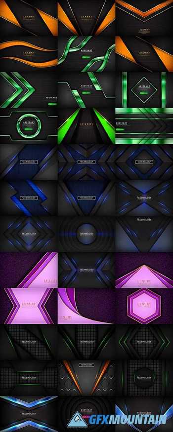 Abstract vector backgrounds