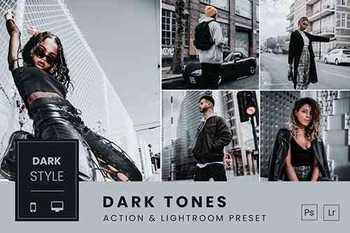 Dark Tones Action & Lightroom Preset