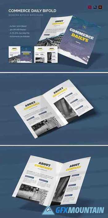 Commerce Daily - Bifold Brochure