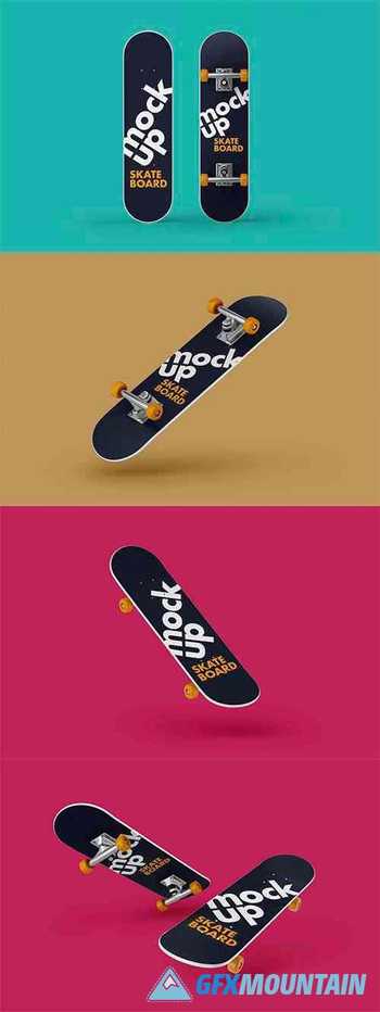Skateboard Mockup Set