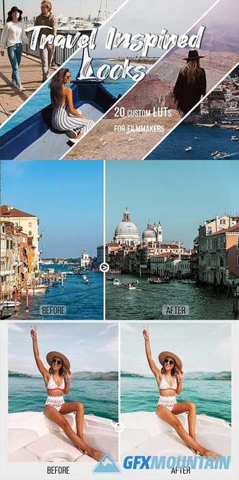 Travel Inspired 20 LUTs Pack 6191600
