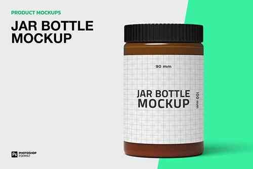 Jar Bottle - Mockup