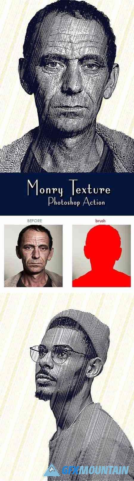 Monry Texture Photoshop Action 31881498